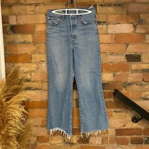 Levi’s Ribcage Crop Flare Denim